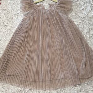 Old Navy Kids Pleated Dress - Brown